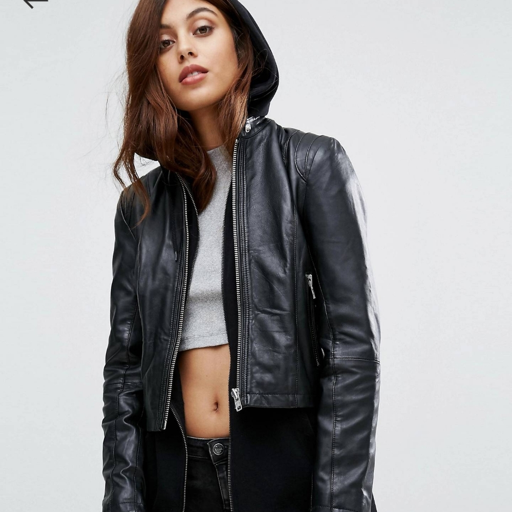 Leather jacket